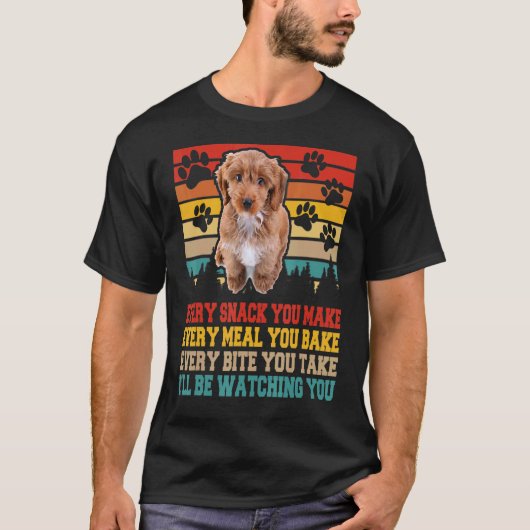 Cockapoo Dog Activiteiten Matching Dog T-shirt (Voorkant)