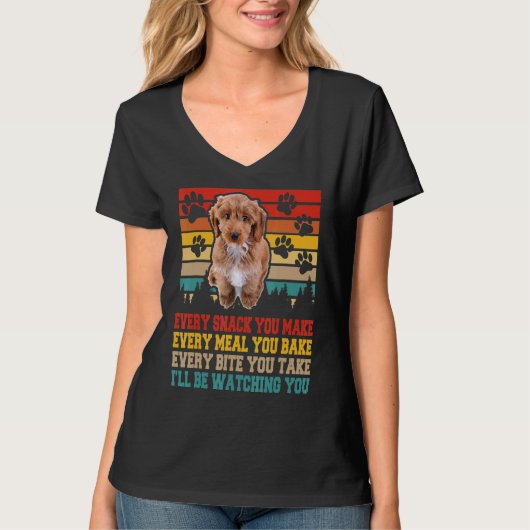 Cockapoo Dog Activiteiten Matching Dog T-shirt (Voorkant)