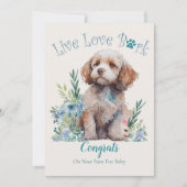 Cockapoo Dog Adoptie, Gotcha Dag Kaart (Voorkant)