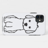 Cockapoo Dog Cartoon Case-Mate iPhone Case (Achterkant (horizontaal))