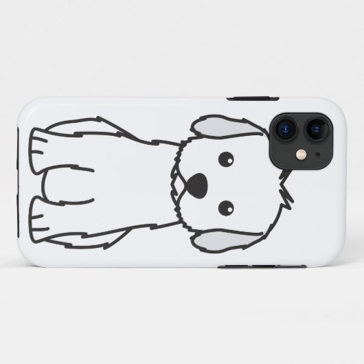 Cockapoo Dog Cartoon Case-Mate iPhone Case (Achterkant (horizontaal))