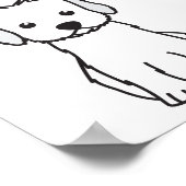 Cockapoo Dog Cartoon Poster (Hoek)