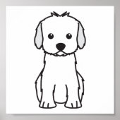 Cockapoo Dog Cartoon Poster (Voorkant)