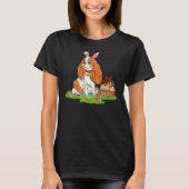 Cockapoo Dog Easter Egg Hunting Bunny Cockapoo Eas T-shirt (Voorkant)