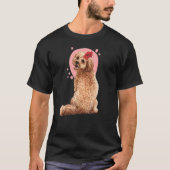 Cockapoo Dog flower T-shirt (Voorkant)