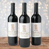 Cockapoo Dog I Do To Wedding Wine Label Wijn Etiket