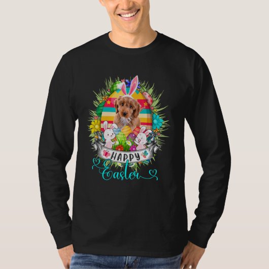 Cockapoo Dog in paaseieren T-shirt (Voorkant)