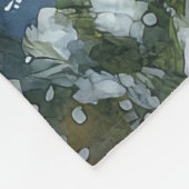 Cockapoo Dog in Sledge Laat het Sneeuw Kerstmis Fleece Deken (Hoek)