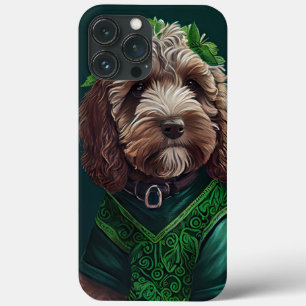 Cockapoo Dog in St. Patrick's Day Dress Case-Mate iPhone Case