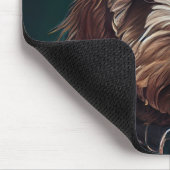 Cockapoo Dog in St. Patrick's Day Dress Muismat (Hoek)