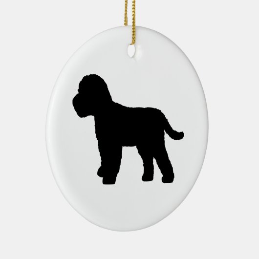 Cockapoo Dog Keramisch Ornament (Rechts)