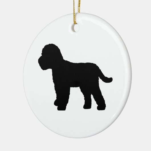 Cockapoo Dog Keramisch Ornament (Links)