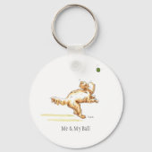 Cockapoo Dog Keyring Sleutelhanger (Voorkant)