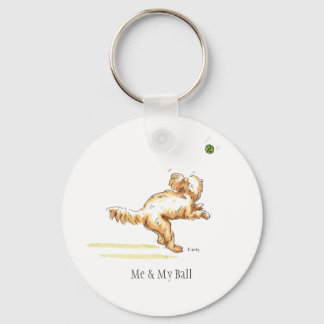 Cockapoo Dog Keyring Sleutelhanger