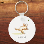 Cockapoo Dog Keyring Sleutelhanger (Voorkant)