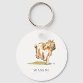 Cockapoo Dog Keyring Sleutelhanger (Voorkant)
