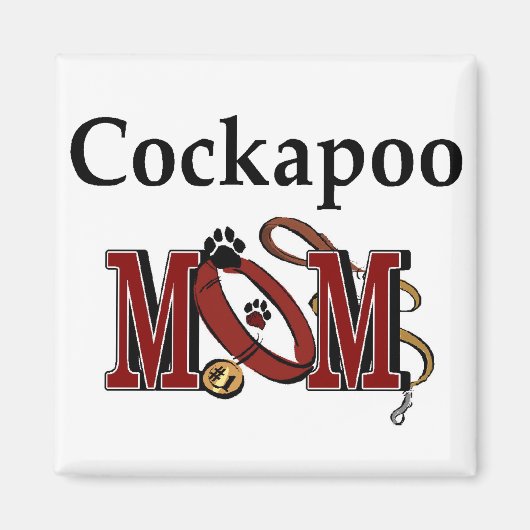 Cockapoo Dog Mam Gifts Magneet (Voorkant)