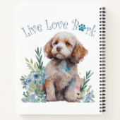 Cockapoo Dog Mom Floral Notitieboek (Achterkant)