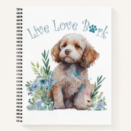 Cockapoo Dog Mom Floral Notitieboek