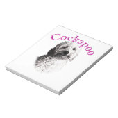 Cockapoo Dog Notitieblok (Linkerzijde)