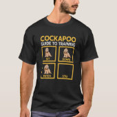 Cockapoo Dog Owner, Cockapoo Guide To Training T-shirt (Voorkant)