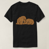 Cockapoo Dog Pajama Funny Sleeping Cockapoo T-shirt (Design voorkant)