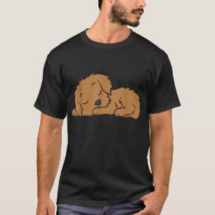Cockapoo Dog Pajama Funny Sleeping Cockapoo T-shirt