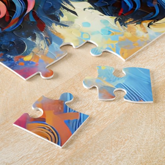 Cockapoo Dog Portrait Acryl Art Print Hondenliefhe Legpuzzel (Zijkant)