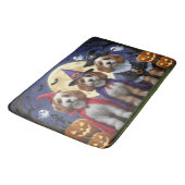 Cockapoo Dog Pumpkin Halloween Grappig Badmat (Gekanteld)