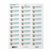 Cockapoo Dog Return Address Labels (Full Sheet)