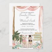 Cockapoo Dog Rustic Kaart (Voorkant / Achterkant)