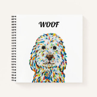 Cockapoo Dog Square Notitieboek