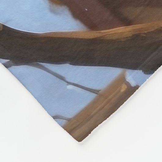 Cockapoo Dogs Christmas Snow Holiday  Fleece Deken (Hoek)