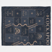 Cockapoo-eigenaar-deken Fleece Deken (Voorkant (Horizontaal))