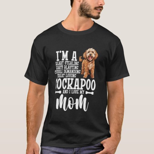 Cockapoo-eigenaar Puppy-liefhebber Scheten Knallen T-shirt (Voorkant)