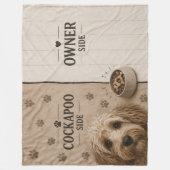 Cockapoo-eigenaar zijde deken Funny hond liefhebbe (Voorkant)
