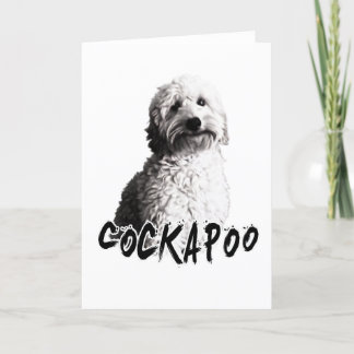 Cockapoo Feestdagen Kaart