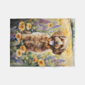 Cockapoo Fleece Deken (Voorkant (Horizontaal))