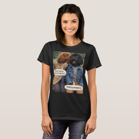 Cockapoo Fluister Shirt | Grappig Hond Kletskous C (Voorkant volledig)