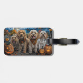 Cockapoo Halloween Griezelen Bagagelabel (Achterkant horizontaal)