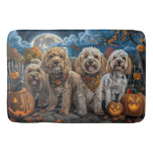 Cockapoo Halloween Griezelig Badmat (Voorkant)
