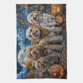 Cockapoo Halloween Spooky Theedoek (Verticaal)