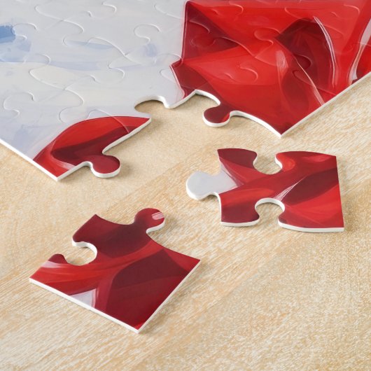 Cockapoo hardlopen in de sneeuw met kerst Pet Legpuzzel (Zijkant)