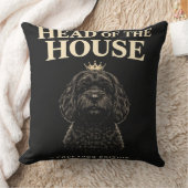 Cockapoo Head Of The House Gift | Funny Dog Owner  Kussen (Deken)