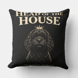 Cockapoo Head Of The House Gift | Funny Dog Owner  Kussen