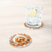 Cockapoo Herfstkrans Onderzetter (Insitu)