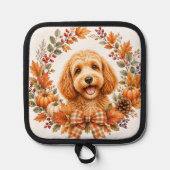 Cockapoo-herfstkrans Pannenlap (Voorkant)