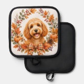 Cockapoo-herfstkrans Pannenlap (Voorkant / Achterkant)