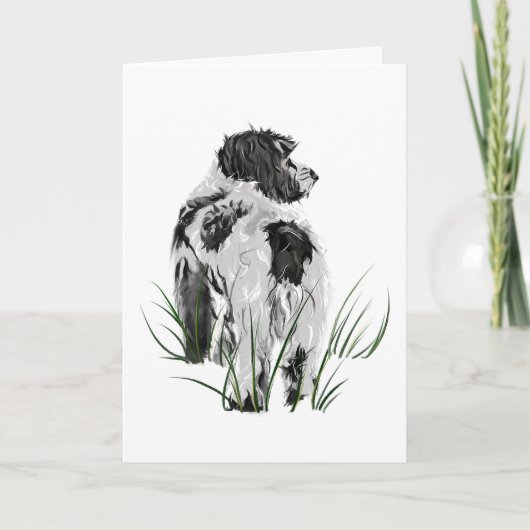 Cockapoo Hond, Dankuwelkaart, Aquarel Kunst Kaart (Voorkant)