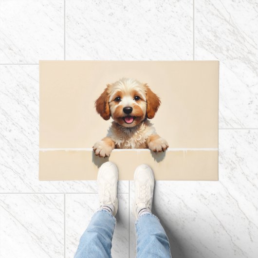 Cockapoo Hond Deurmat Kunst (Binnen)